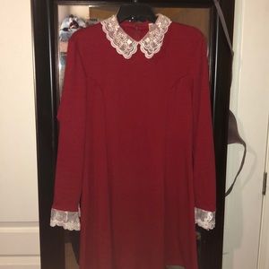 🎃costume Archie Sabrina Spellman Burgundy dress